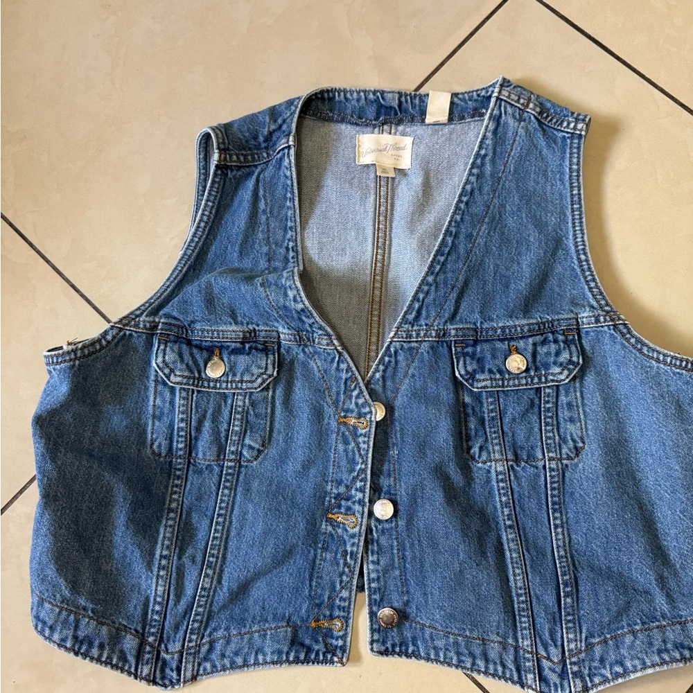 Universal Thread Light Blue Denim Vest